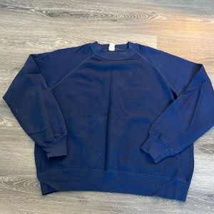 Vintage men’s distressed crew neck sweater - size small
